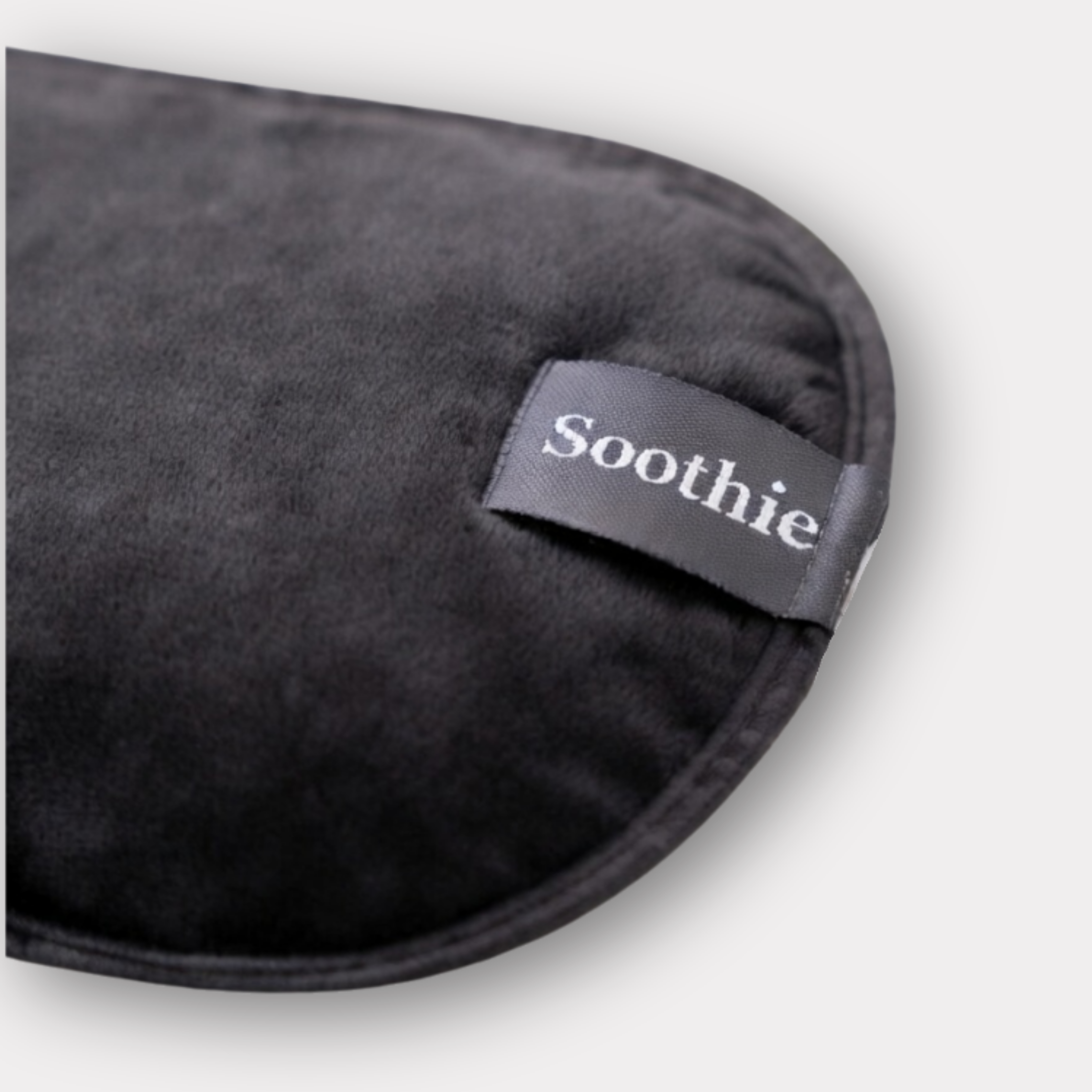 Soothie™ Rechargeable Hot Water Bottle + Body Strap (Black)