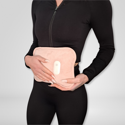 Soothie Rechargeable Hot Water Bottle + Body Strap (Cherry Blossom)